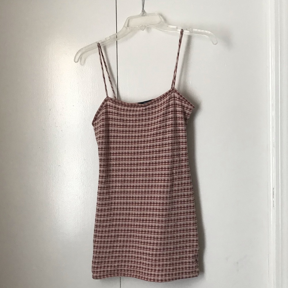 Gingham style Women’s Mini Dress
